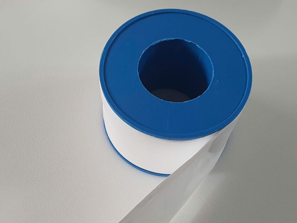 Cuộn băng tan nhìn từ trên thấy lõi rỗng