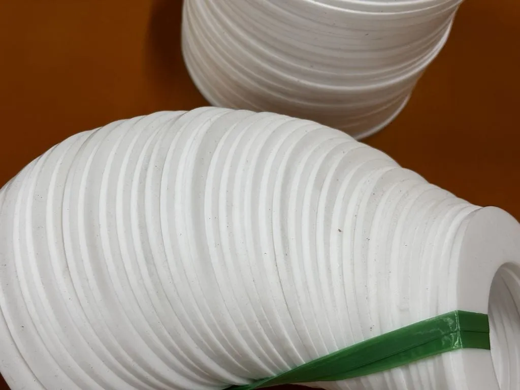 Tay cầm gioăng teflon đo bằng thước kẻ