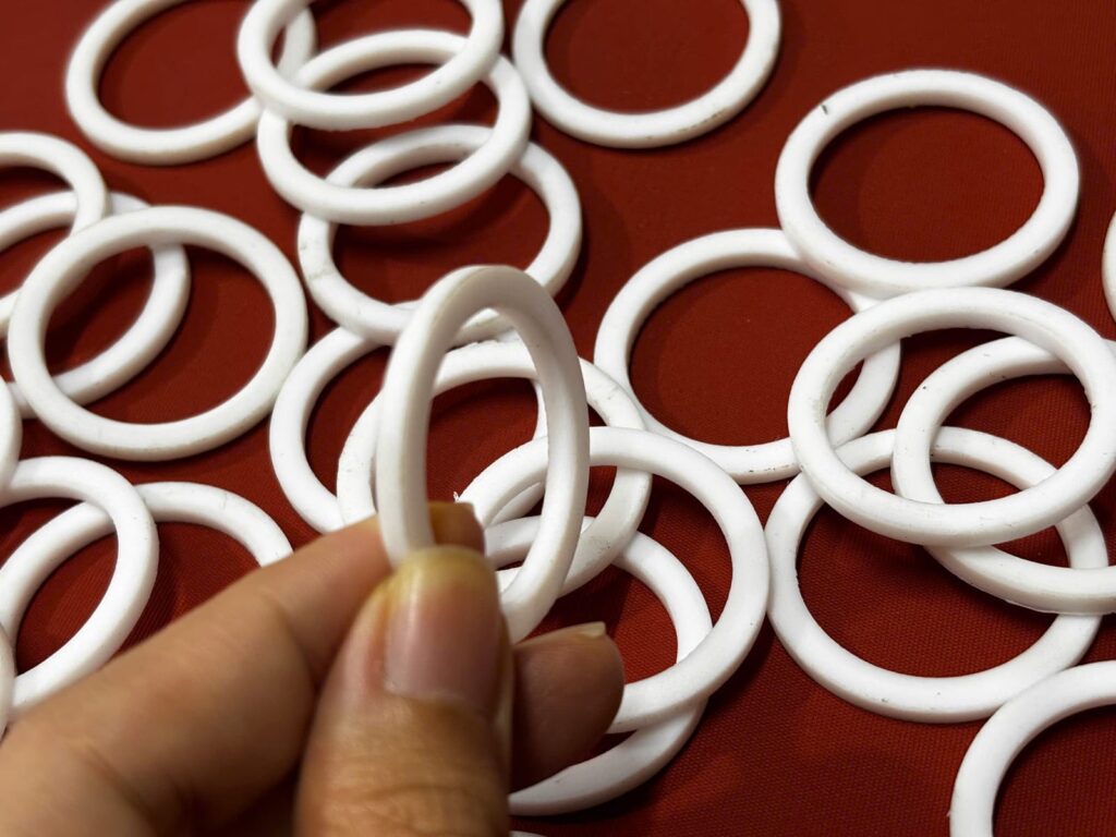 Xấp gioăng PTFE dày buộc dây xanh