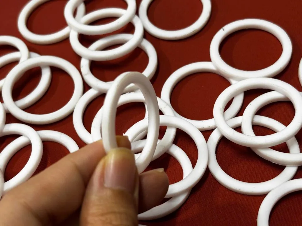 Xấp gioăng PTFE dày buộc dây xanh